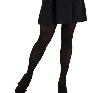 2 Pairs of Black Opaque Tights